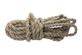 Верёвка льнопеньковая 18 мм (60 кг)